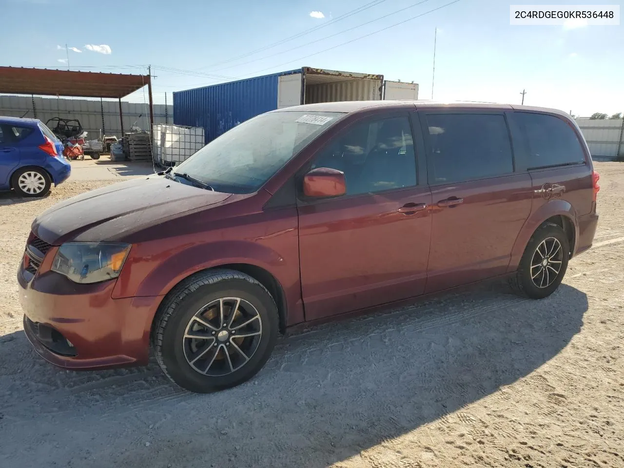 2C4RDGEG0KR536448 2019 Dodge Grand Caravan Gt