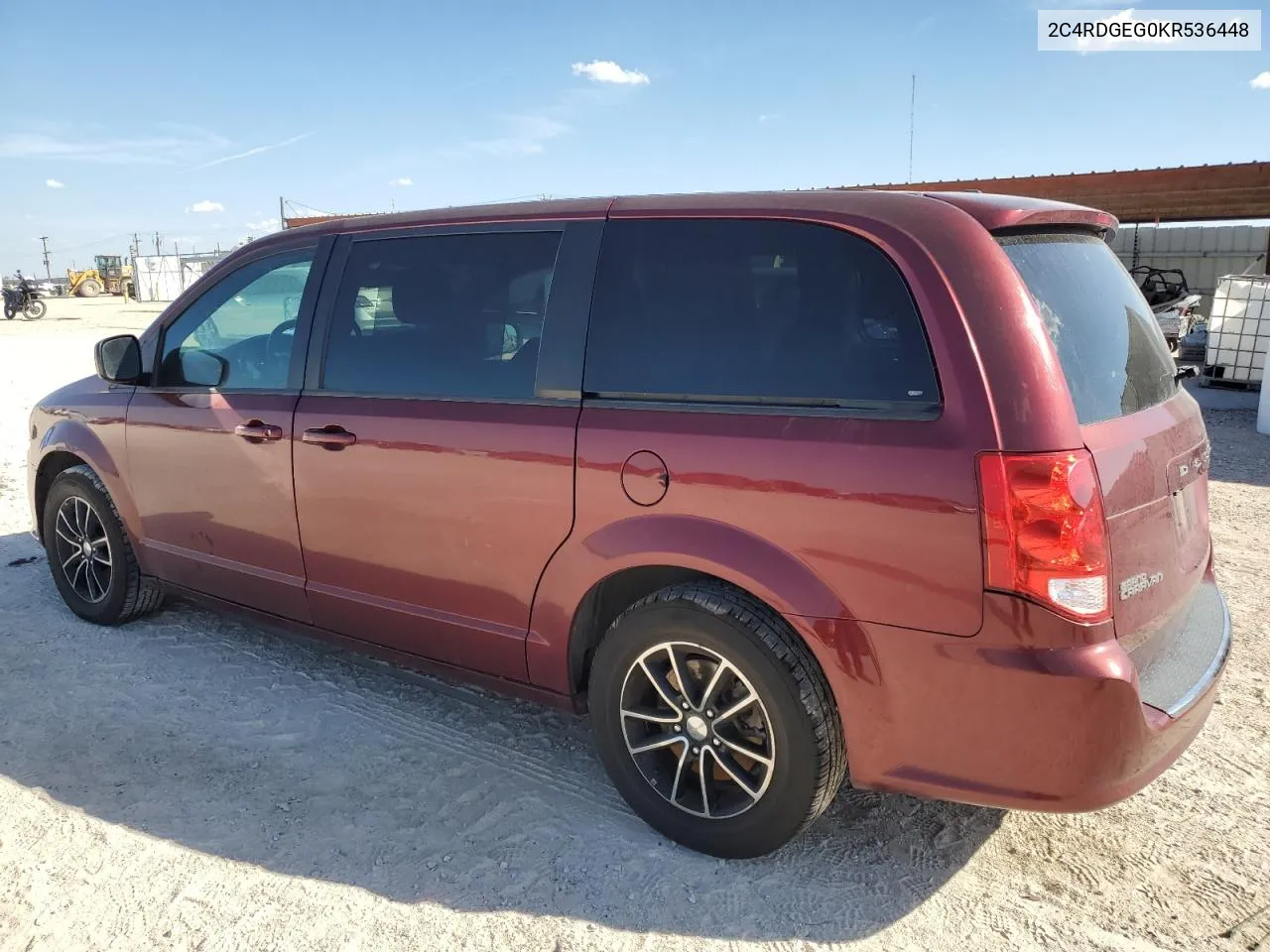 2C4RDGEG0KR536448 2019 Dodge Grand Caravan Gt