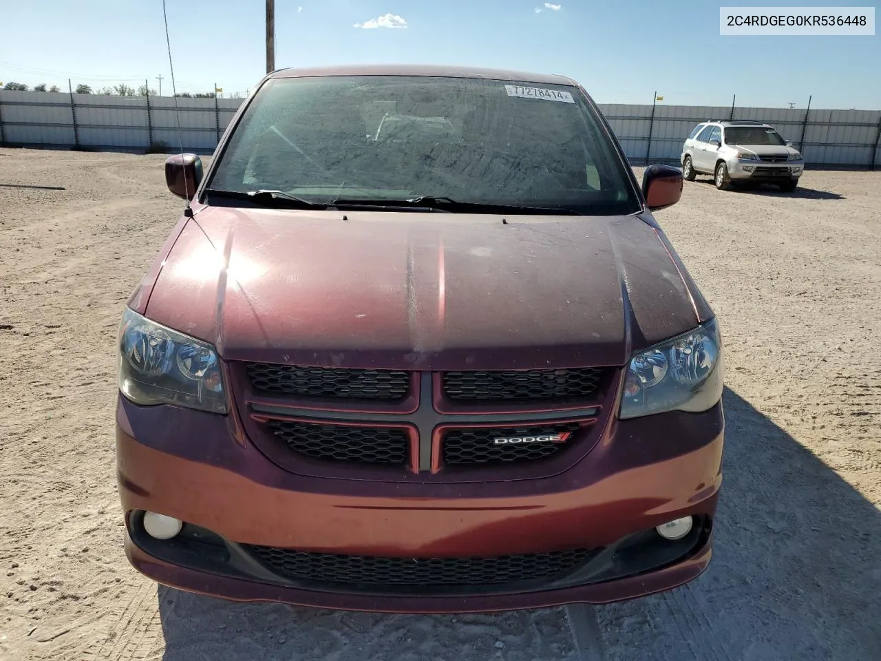 2C4RDGEG0KR536448 2019 Dodge Grand Caravan Gt