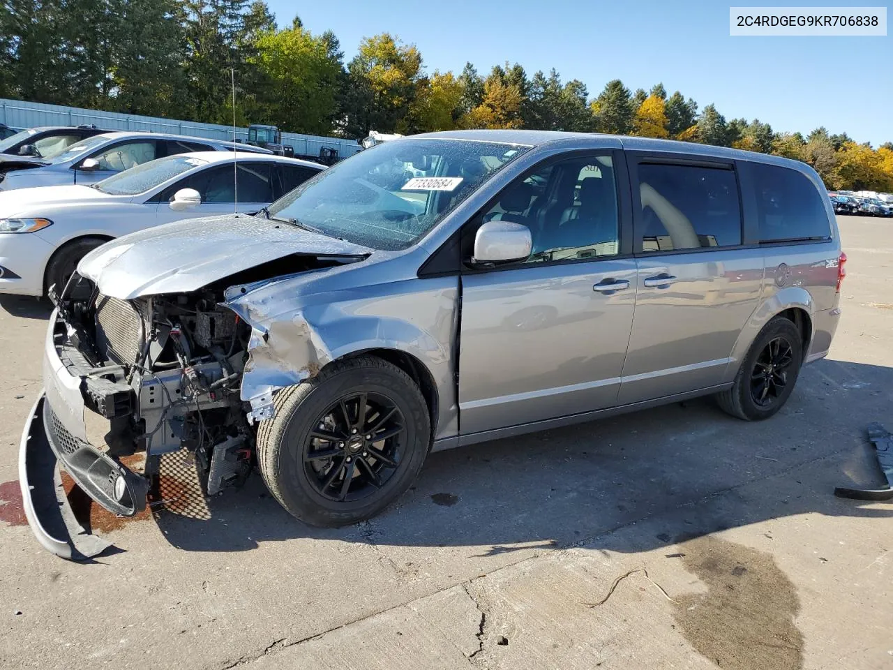 2C4RDGEG9KR706838 2019 Dodge Grand Caravan Gt