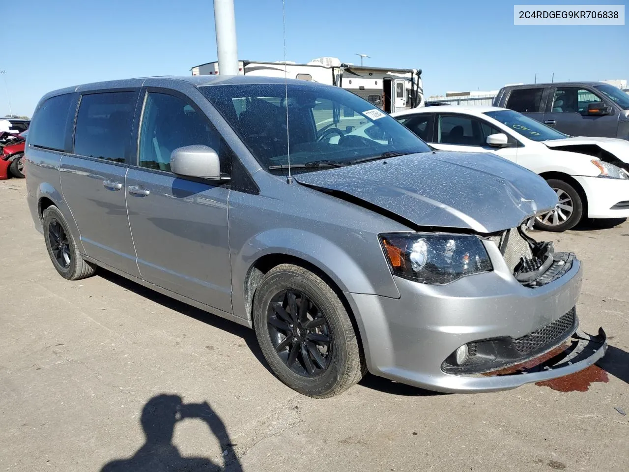 2C4RDGEG9KR706838 2019 Dodge Grand Caravan Gt