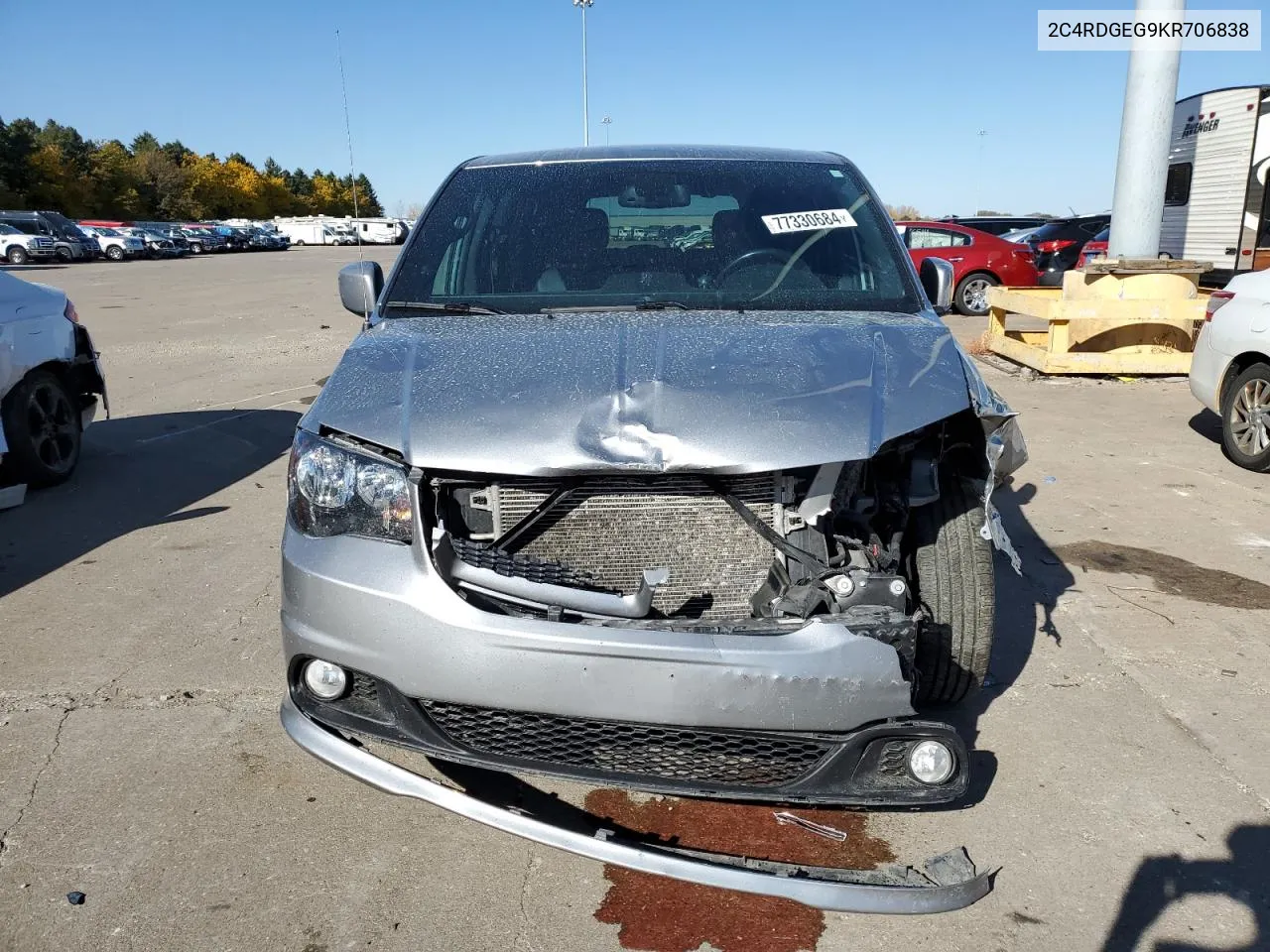 2C4RDGEG9KR706838 2019 Dodge Grand Caravan Gt