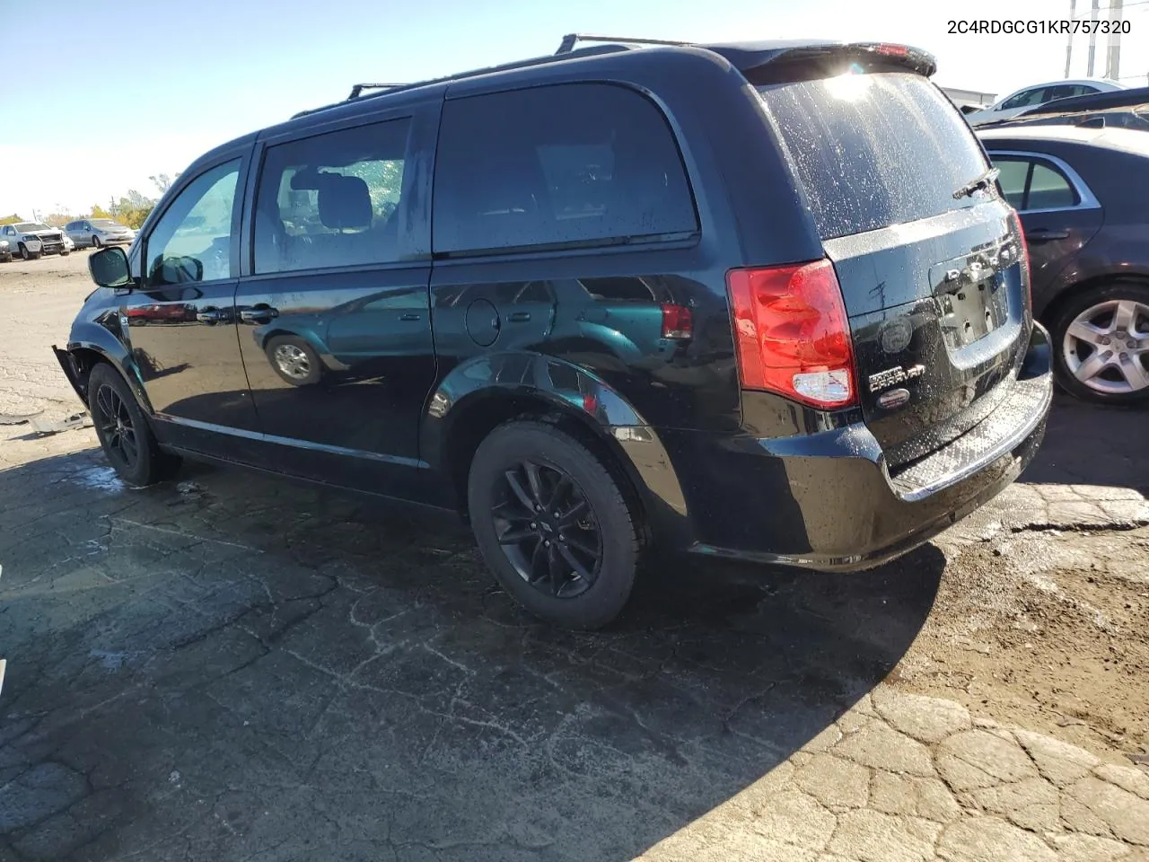 2019 Dodge Grand Caravan Sxt VIN: 2C4RDGCG1KR757320 Lot: 77463374