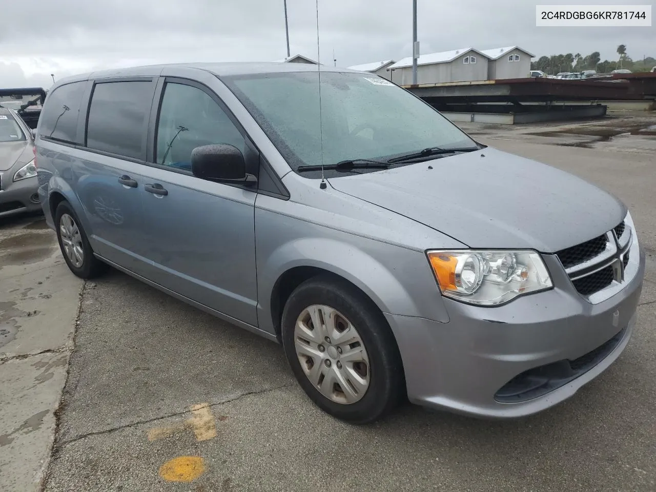 2019 Dodge Grand Caravan Se VIN: 2C4RDGBG6KR781744 Lot: 77503454