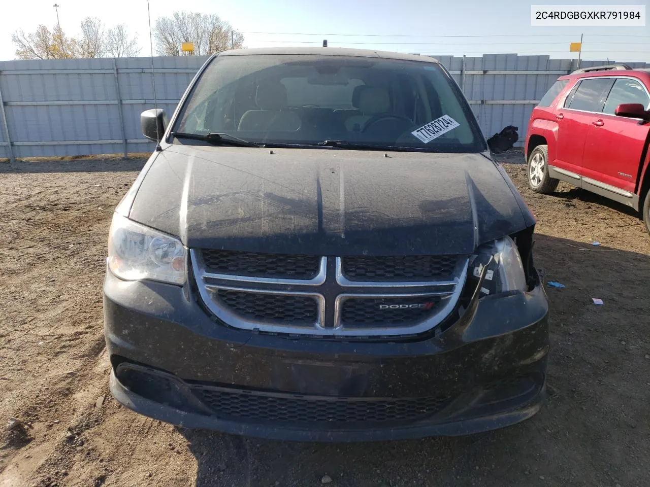 2019 Dodge Grand Caravan Se VIN: 2C4RDGBGXKR791984 Lot: 77628724