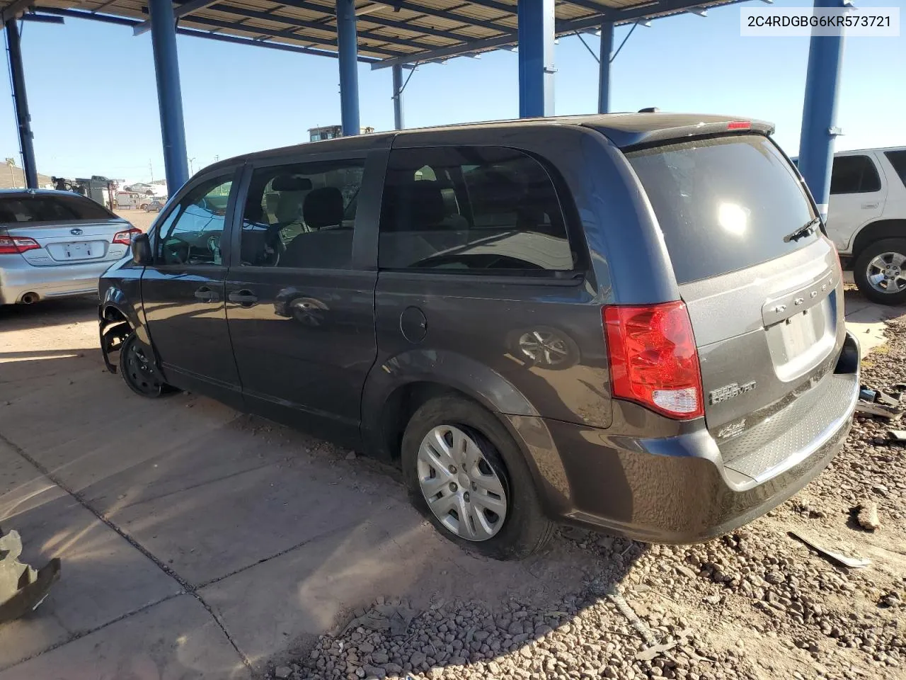 2019 Dodge Grand Caravan Se VIN: 2C4RDGBG6KR573721 Lot: 77653374