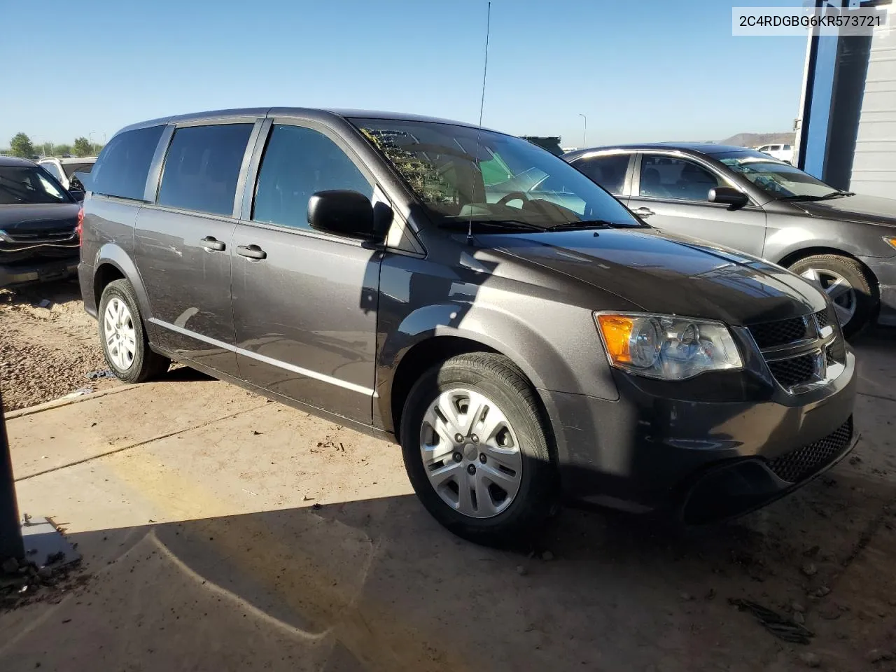 2019 Dodge Grand Caravan Se VIN: 2C4RDGBG6KR573721 Lot: 77653374