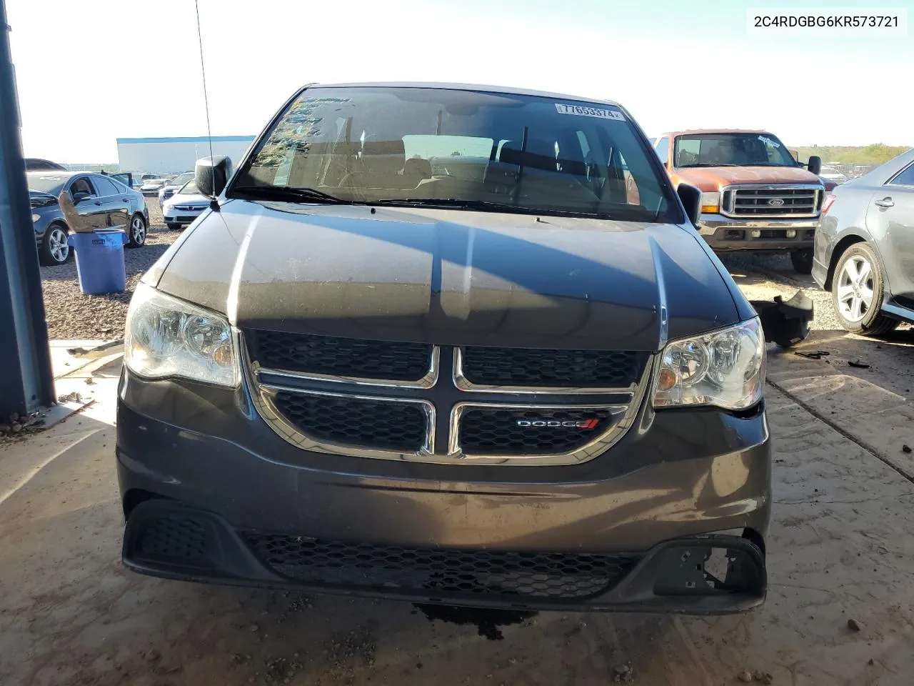 2019 Dodge Grand Caravan Se VIN: 2C4RDGBG6KR573721 Lot: 77653374