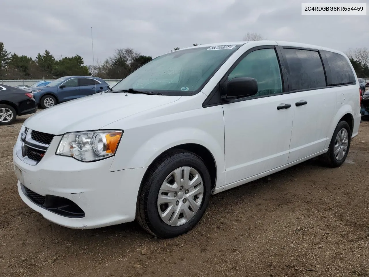 2019 Dodge Grand Caravan Se VIN: 2C4RDGBG8KR654459 Lot: 77680154