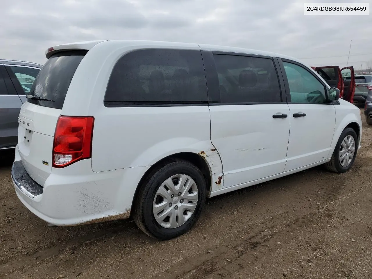 2019 Dodge Grand Caravan Se VIN: 2C4RDGBG8KR654459 Lot: 77680154