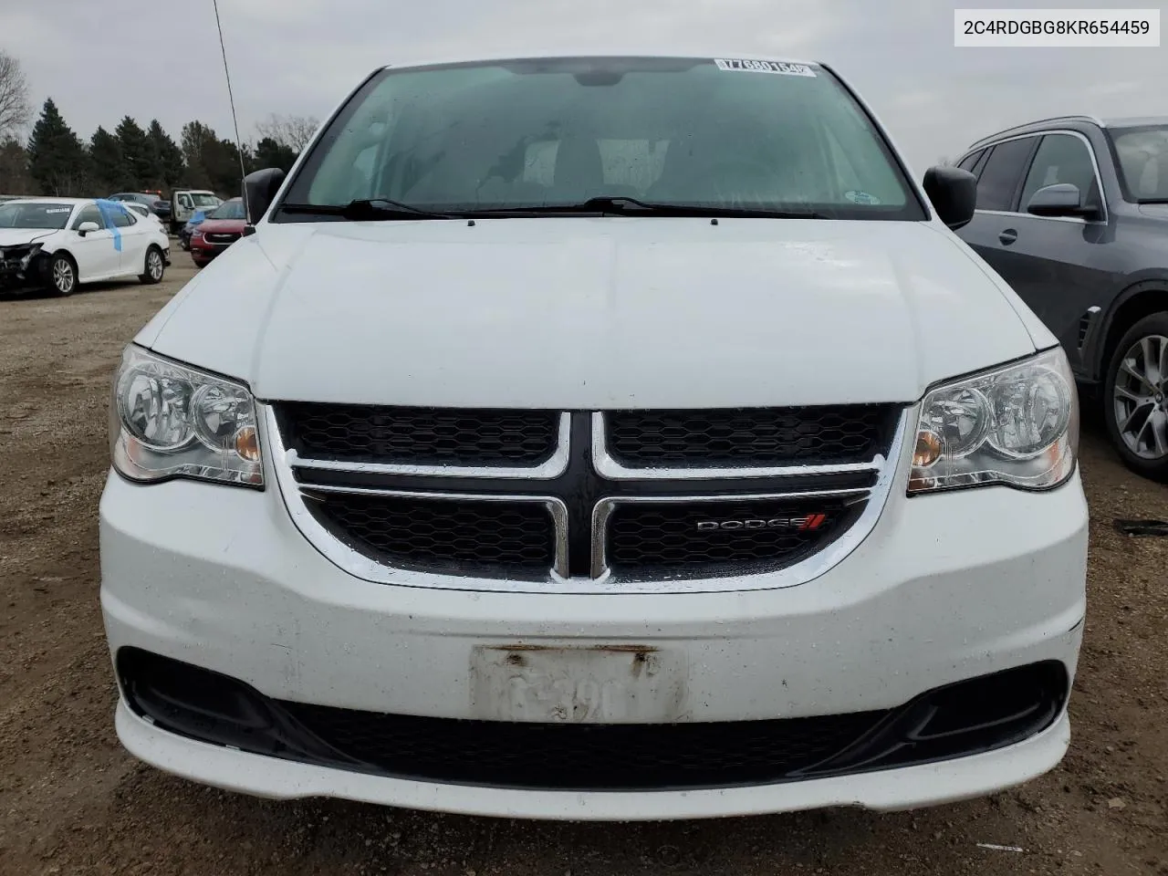 2019 Dodge Grand Caravan Se VIN: 2C4RDGBG8KR654459 Lot: 77680154