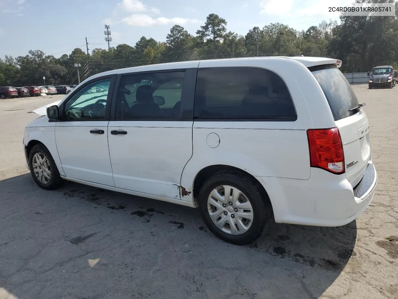 2019 Dodge Grand Caravan Se VIN: 2C4RDGBG1KR805741 Lot: 77734204