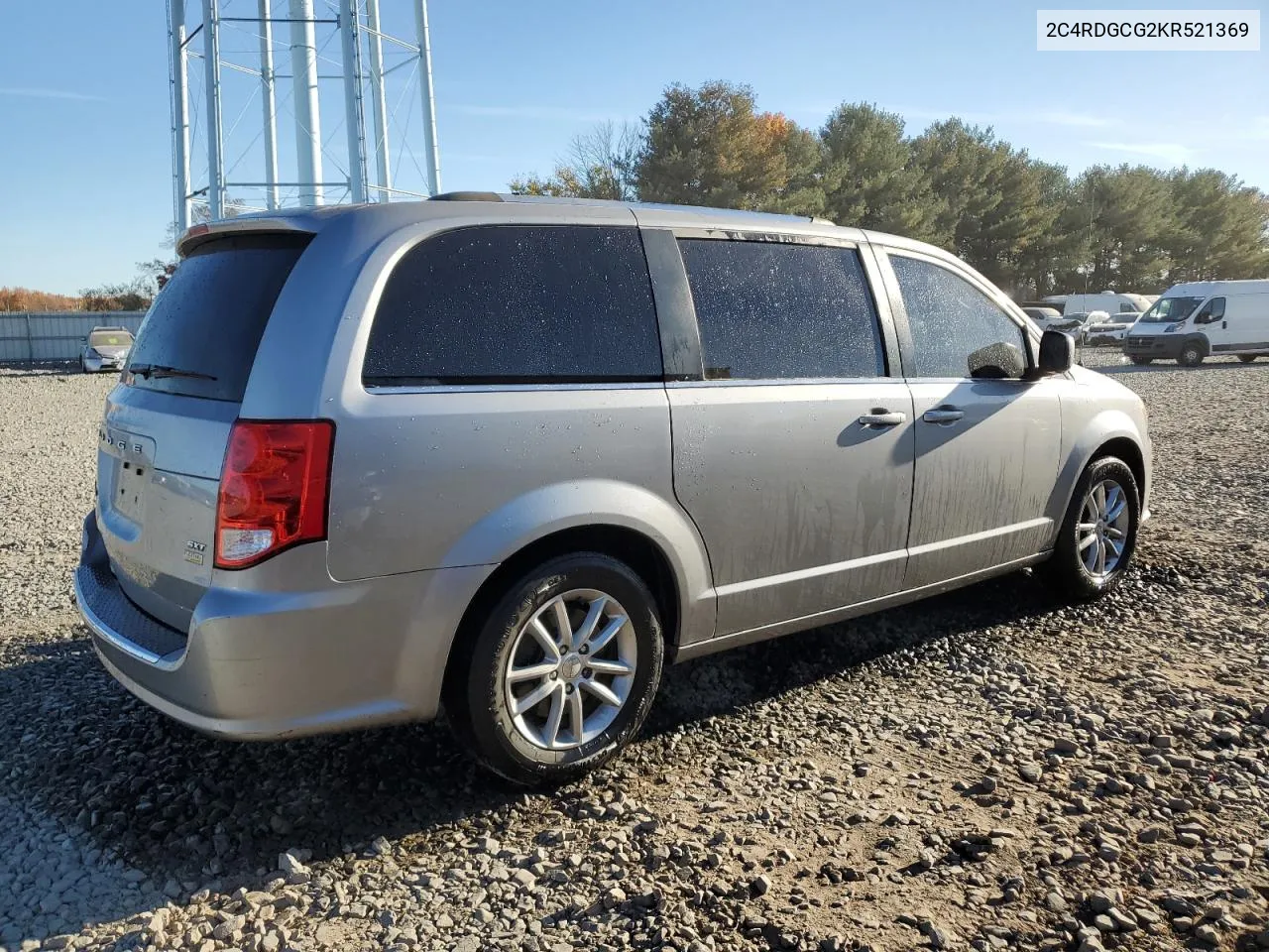 2019 Dodge Grand Caravan Sxt VIN: 2C4RDGCG2KR521369 Lot: 77863684