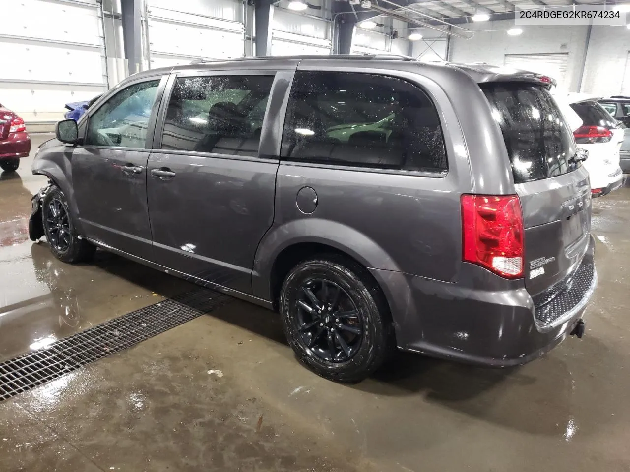 2019 Dodge Grand Caravan Gt VIN: 2C4RDGEG2KR674234 Lot: 78018794