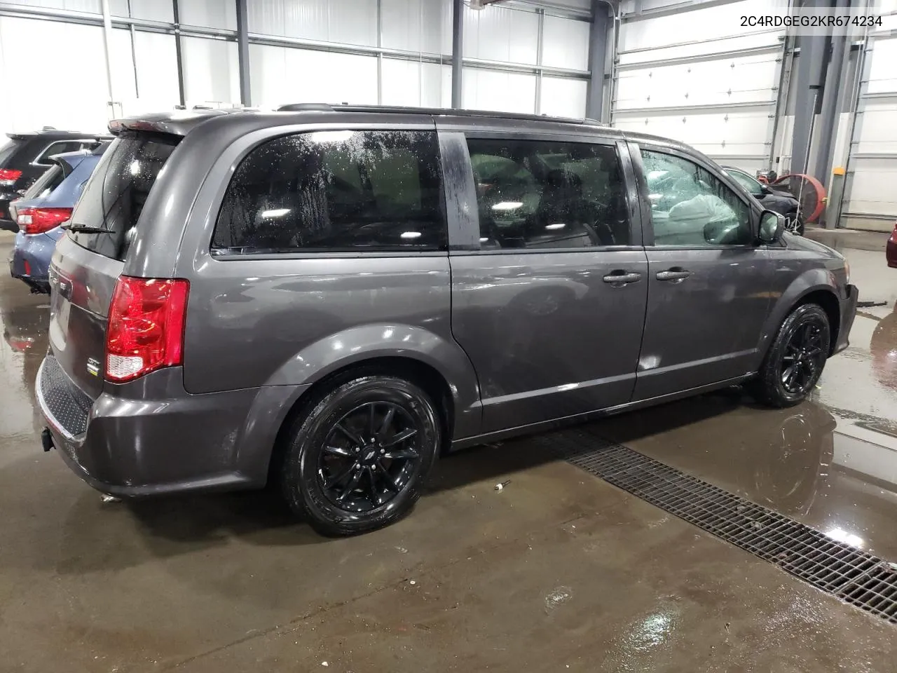 2019 Dodge Grand Caravan Gt VIN: 2C4RDGEG2KR674234 Lot: 78018794