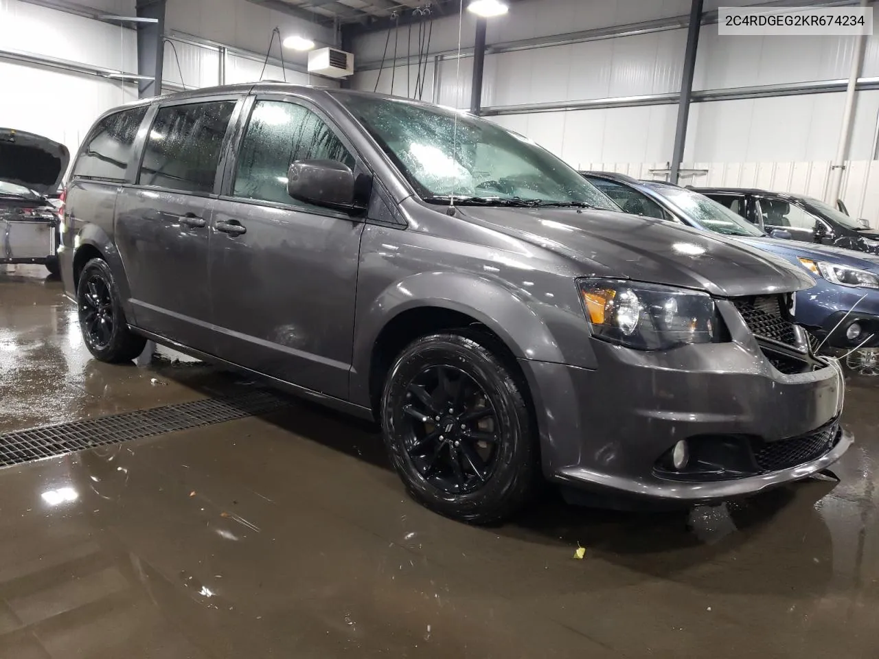 2019 Dodge Grand Caravan Gt VIN: 2C4RDGEG2KR674234 Lot: 78018794