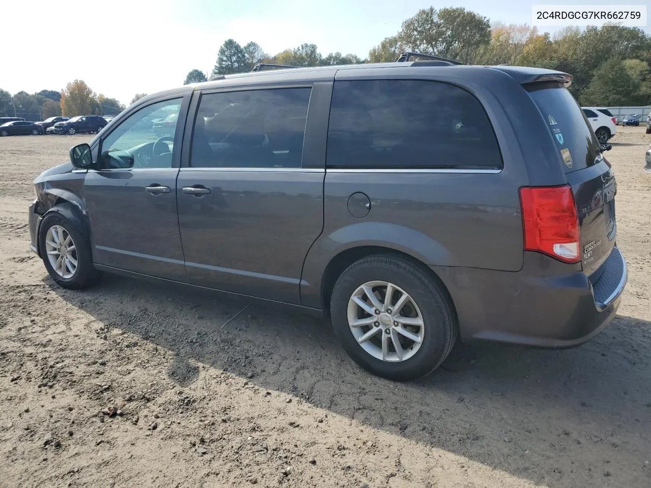 2C4RDGCG7KR662759 2019 Dodge Grand Caravan Sxt