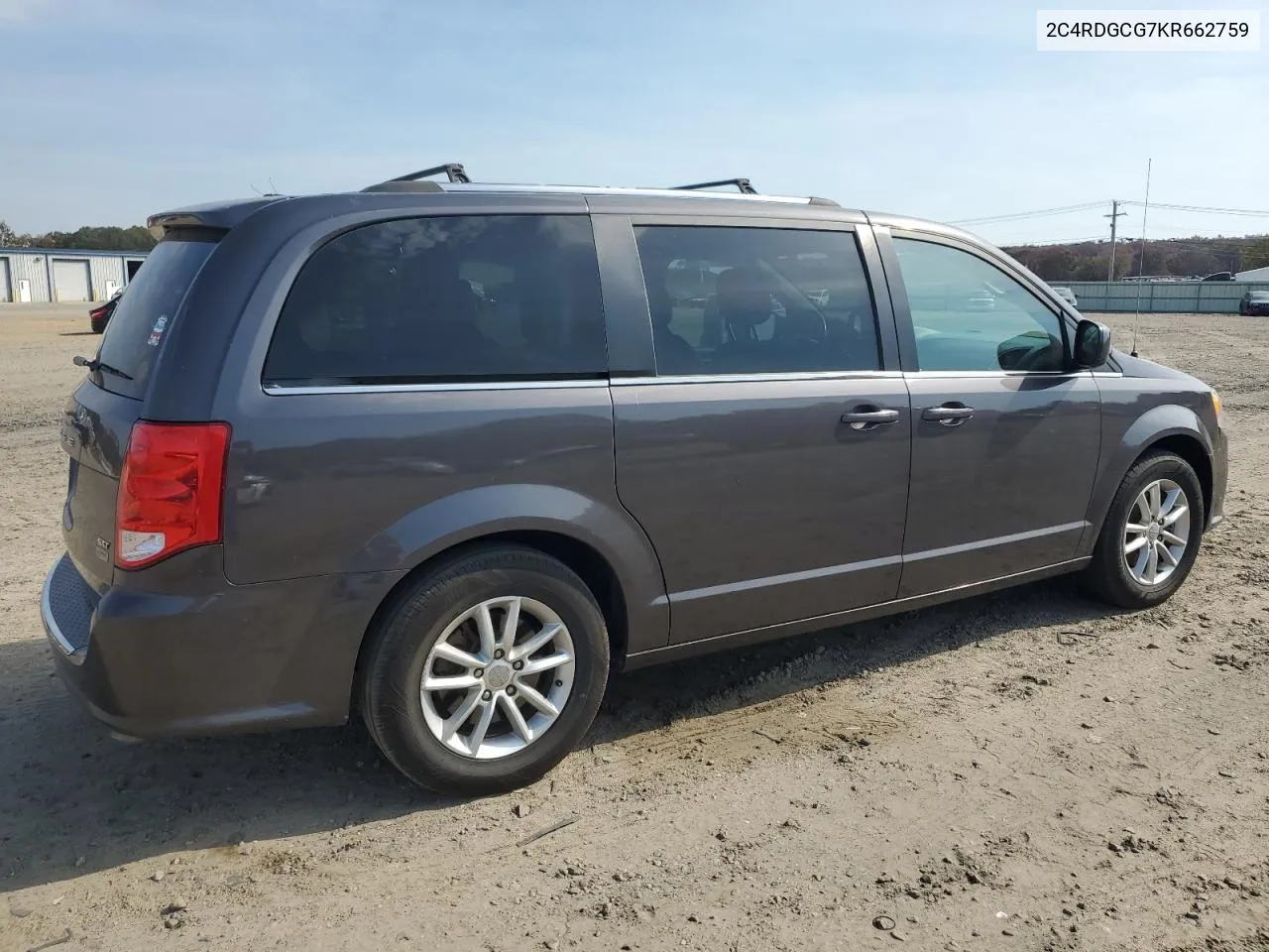 2019 Dodge Grand Caravan Sxt VIN: 2C4RDGCG7KR662759 Lot: 78023494