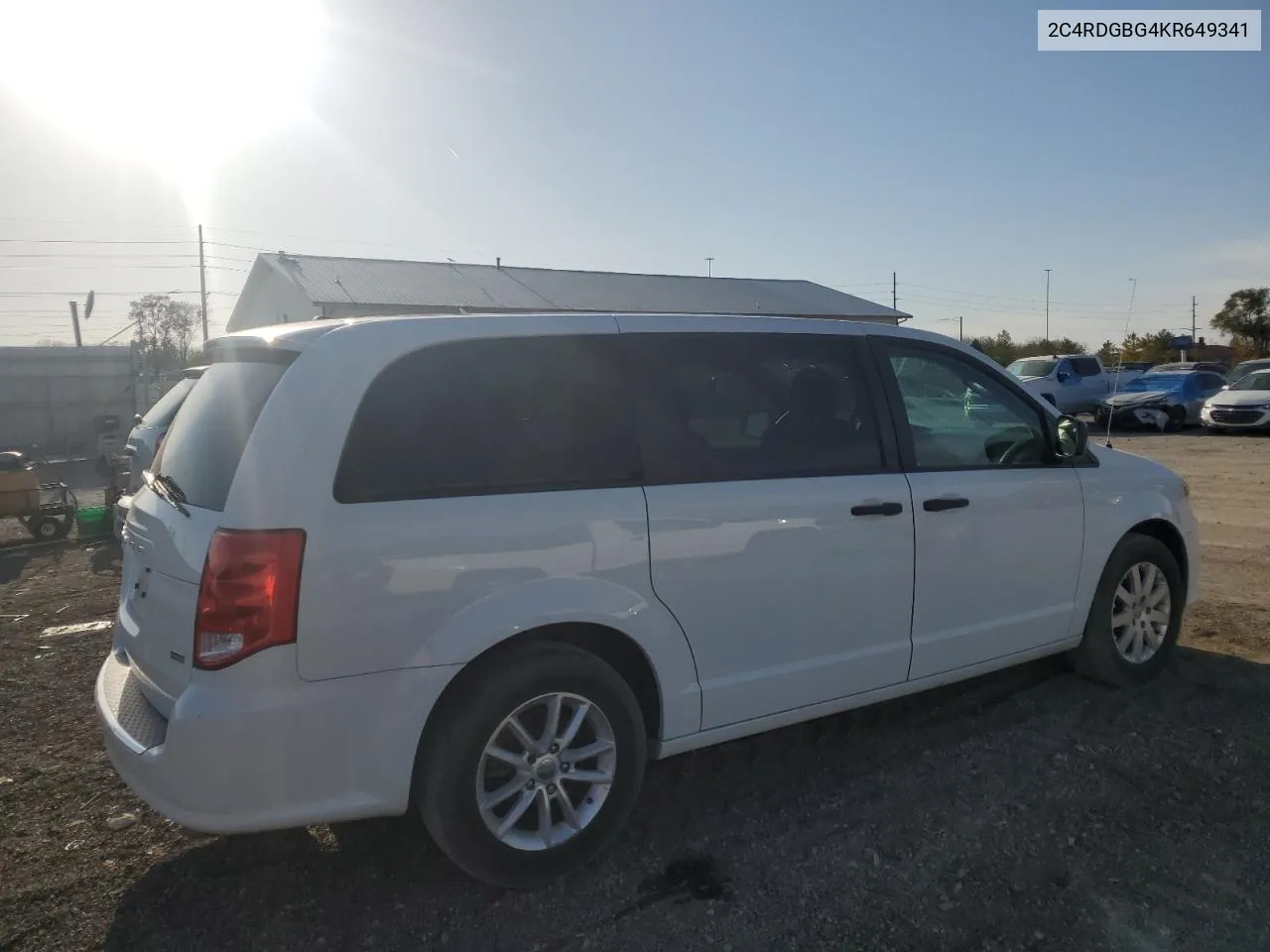 2C4RDGBG4KR649341 2019 Dodge Grand Caravan Se