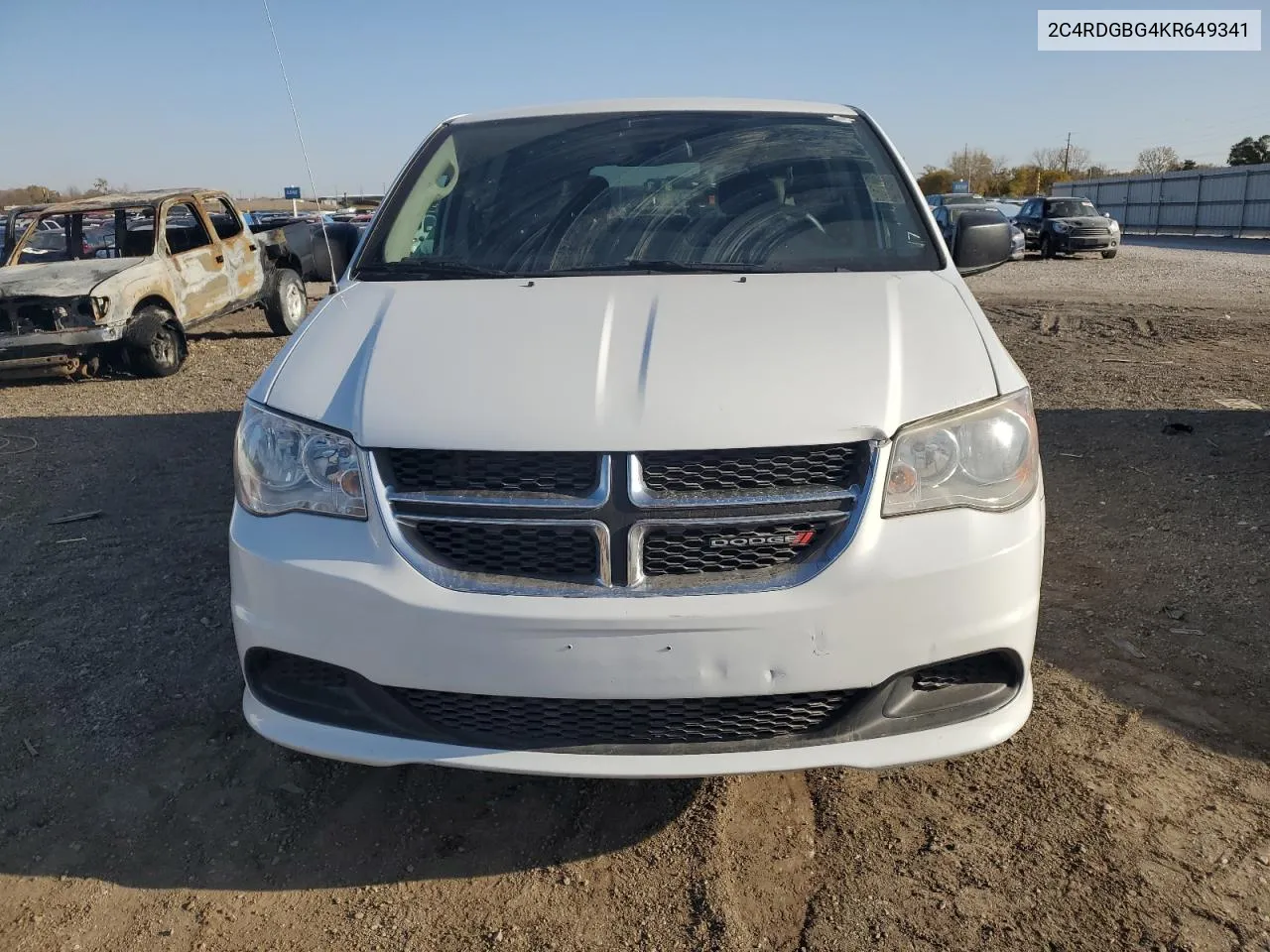 2019 Dodge Grand Caravan Se VIN: 2C4RDGBG4KR649341 Lot: 78093694