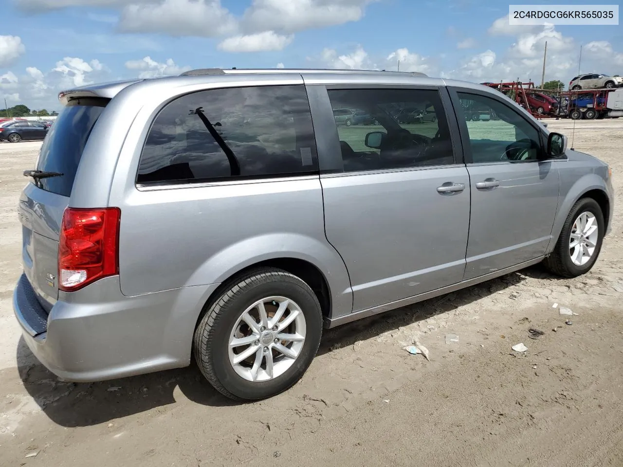 2019 Dodge Grand Caravan Sxt VIN: 2C4RDGCG6KR565035 Lot: 78240854