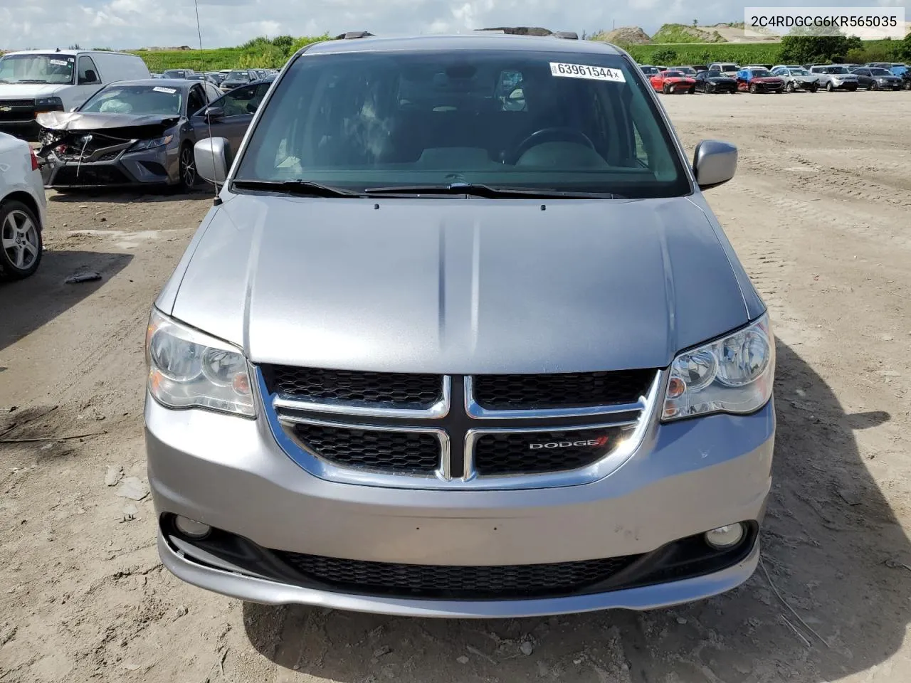 2019 Dodge Grand Caravan Sxt VIN: 2C4RDGCG6KR565035 Lot: 78240854