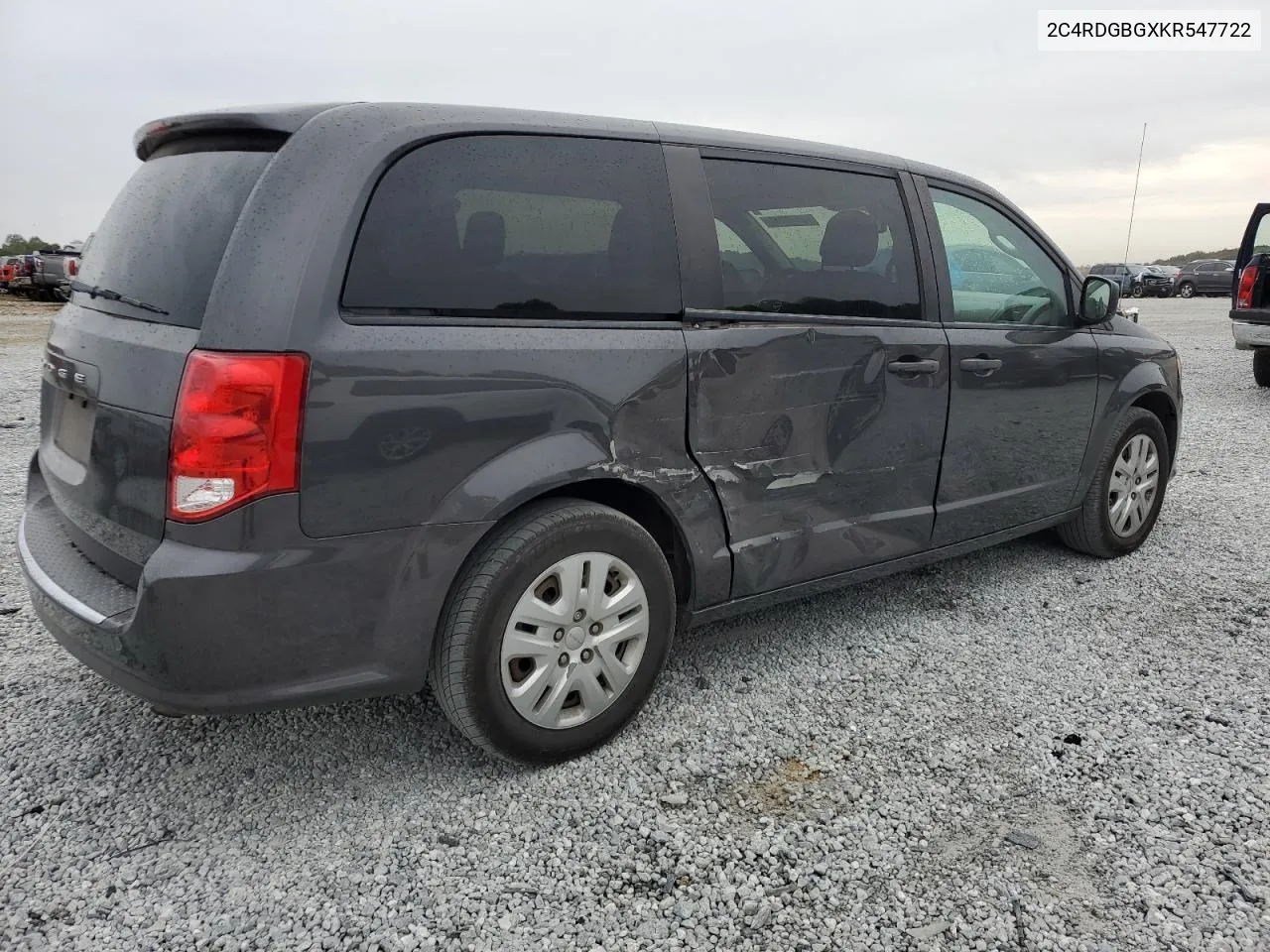 2019 Dodge Grand Caravan Se VIN: 2C4RDGBGXKR547722 Lot: 78413744