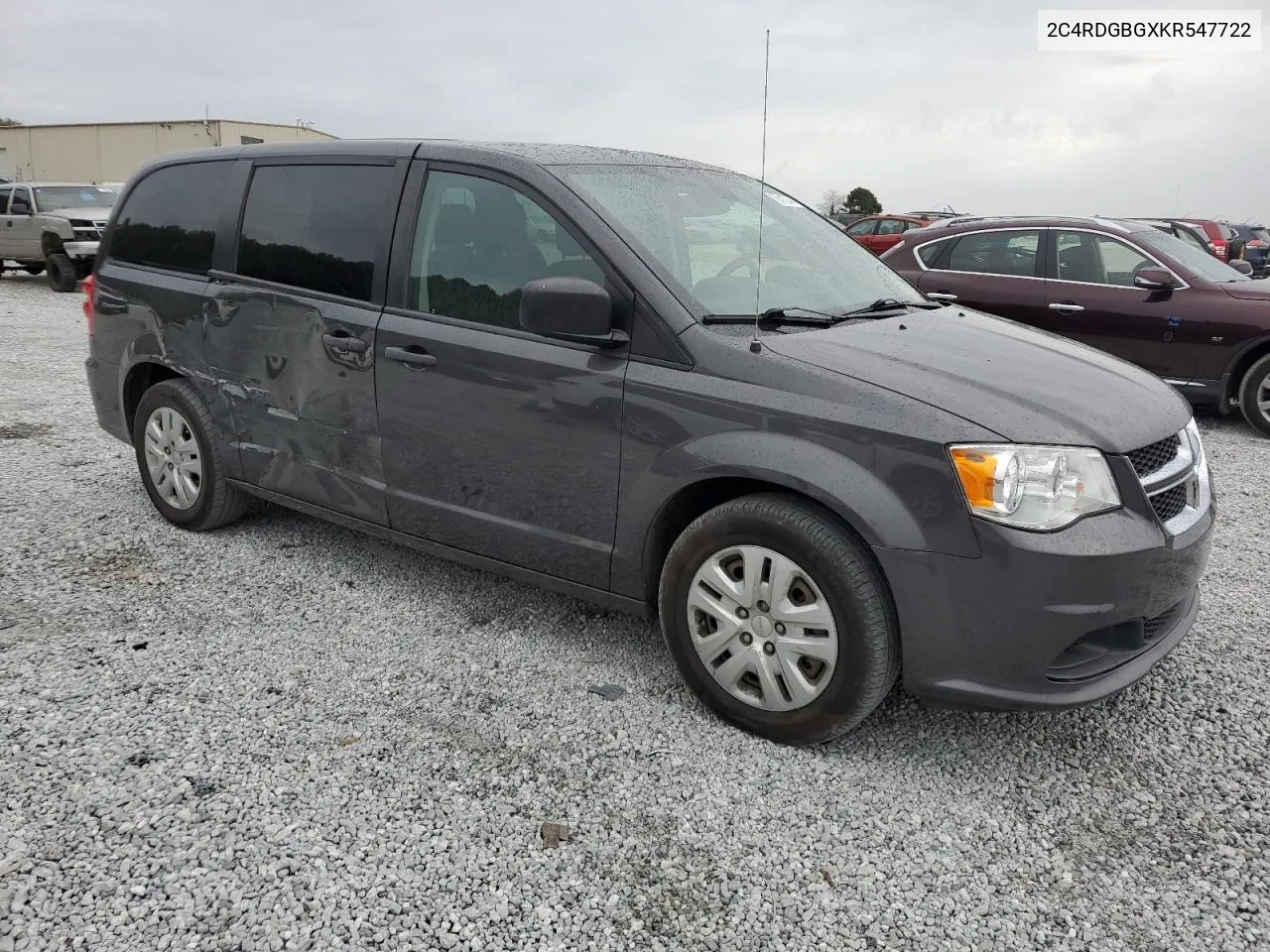 2019 Dodge Grand Caravan Se VIN: 2C4RDGBGXKR547722 Lot: 78413744