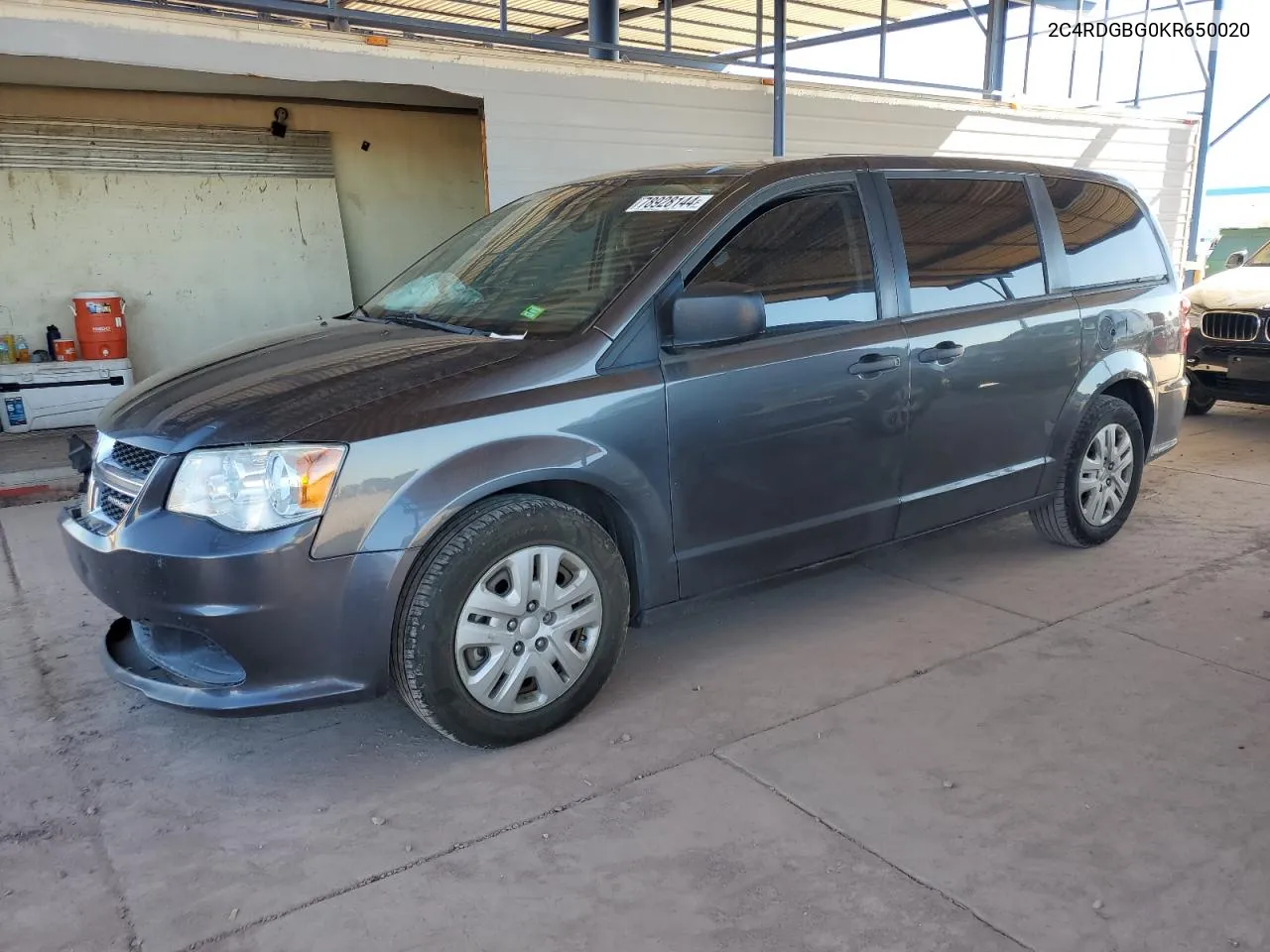 2019 Dodge Grand Caravan Se VIN: 2C4RDGBG0KR650020 Lot: 78928144