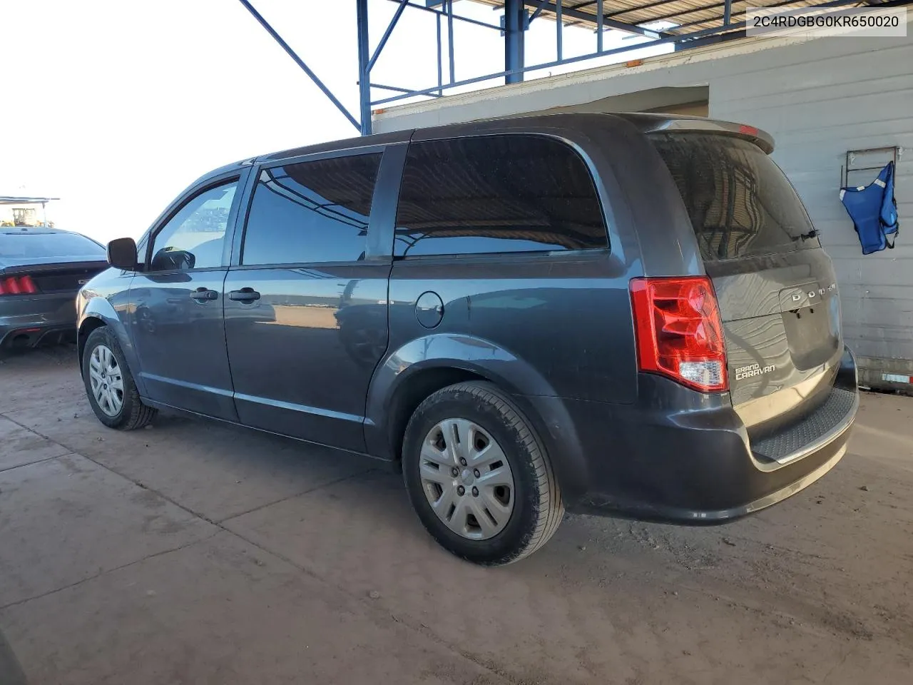 2019 Dodge Grand Caravan Se VIN: 2C4RDGBG0KR650020 Lot: 78928144