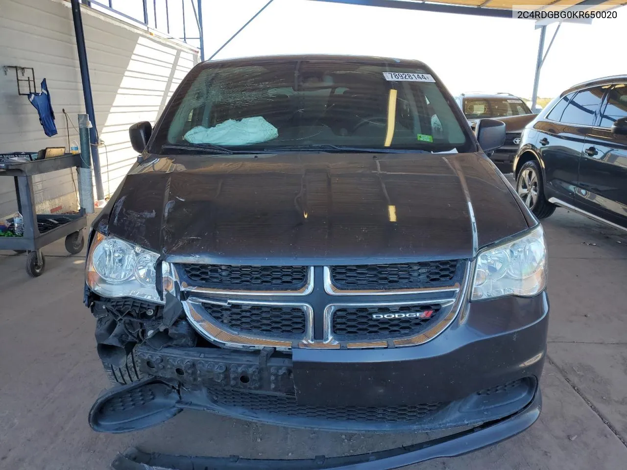 2019 Dodge Grand Caravan Se VIN: 2C4RDGBG0KR650020 Lot: 78928144