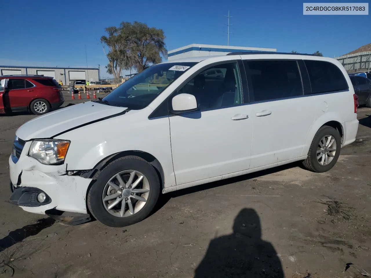 2019 Dodge Grand Caravan Sxt VIN: 2C4RDGCG8KR517083 Lot: 78930054