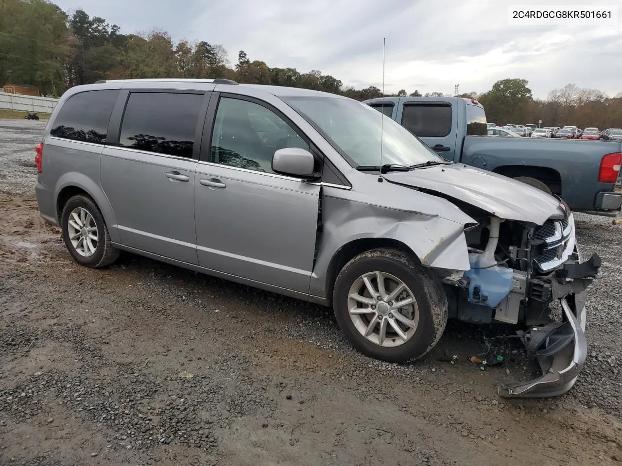 2019 Dodge Grand Caravan Sxt VIN: 2C4RDGCG8KR501661 Lot: 79175864