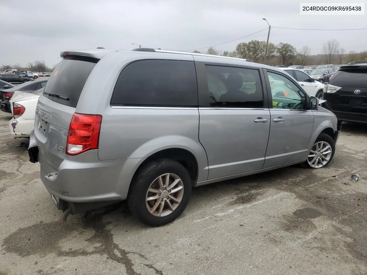 2019 Dodge Grand Caravan Sxt VIN: 2C4RDGCG9KR695438 Lot: 79236604