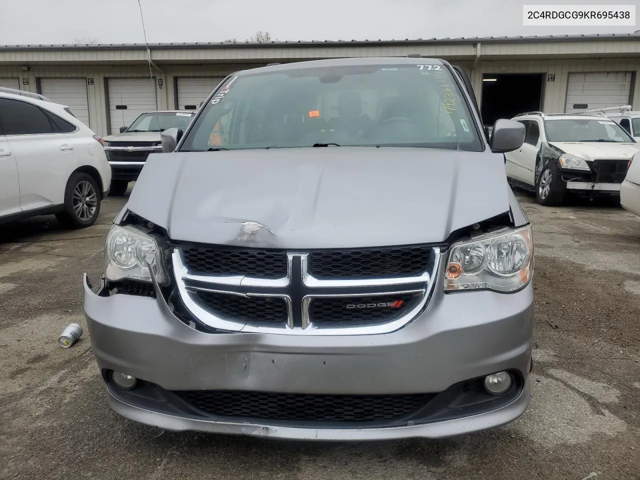 2019 Dodge Grand Caravan Sxt VIN: 2C4RDGCG9KR695438 Lot: 79236604