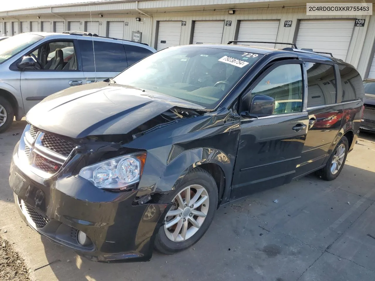 2019 Dodge Grand Caravan Sxt VIN: 2C4RDGCGXKR755453 Lot: 79236754