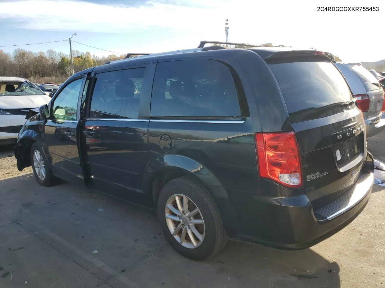 2019 Dodge Grand Caravan Sxt VIN: 2C4RDGCGXKR755453 Lot: 79236754