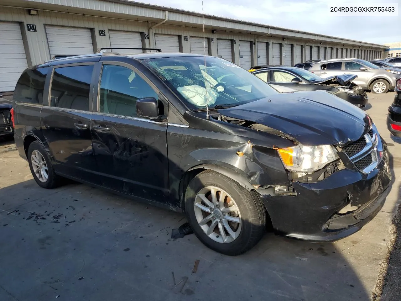 2019 Dodge Grand Caravan Sxt VIN: 2C4RDGCGXKR755453 Lot: 79236754