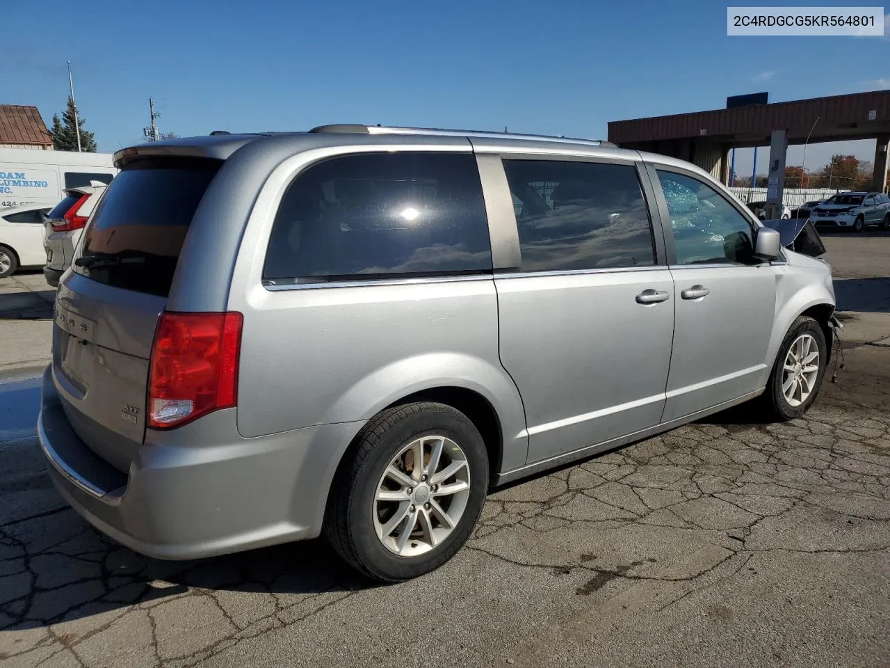 2019 Dodge Grand Caravan Sxt VIN: 2C4RDGCG5KR564801 Lot: 79298394