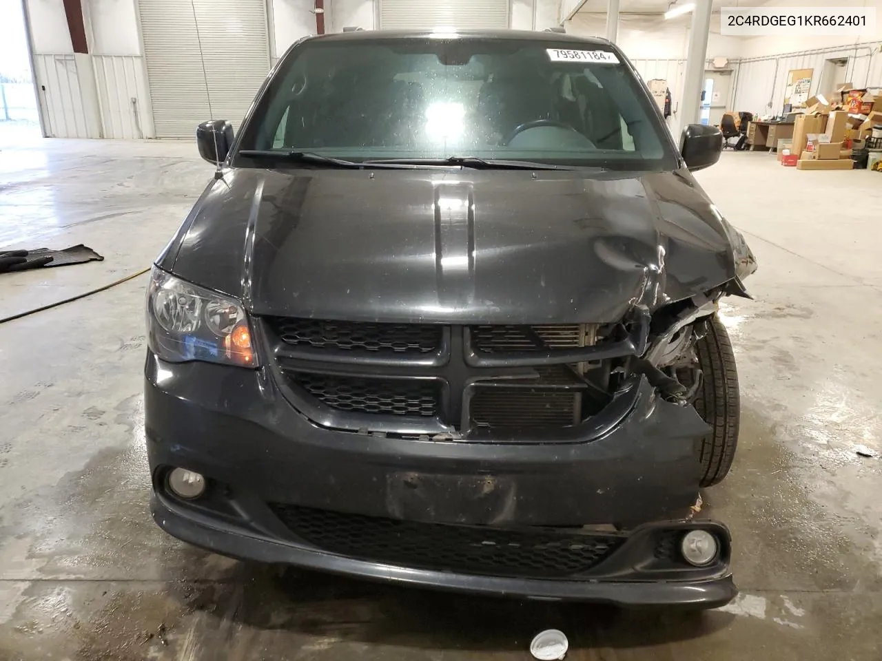 2019 Dodge Grand Caravan Gt VIN: 2C4RDGEG1KR662401 Lot: 79581184