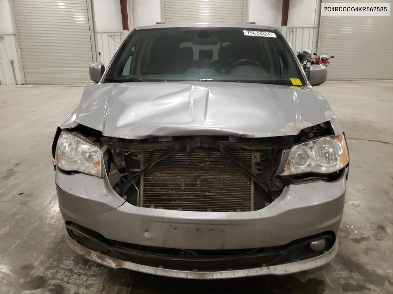 2019 Dodge Grand Caravan Sxt VIN: 2C4RDGCG4KR562585 Lot: 79633324