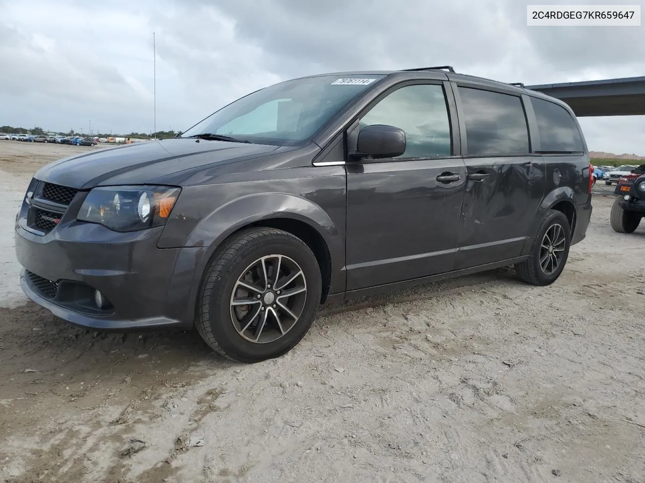 2019 Dodge Grand Caravan Gt VIN: 2C4RDGEG7KR659647 Lot: 79761114