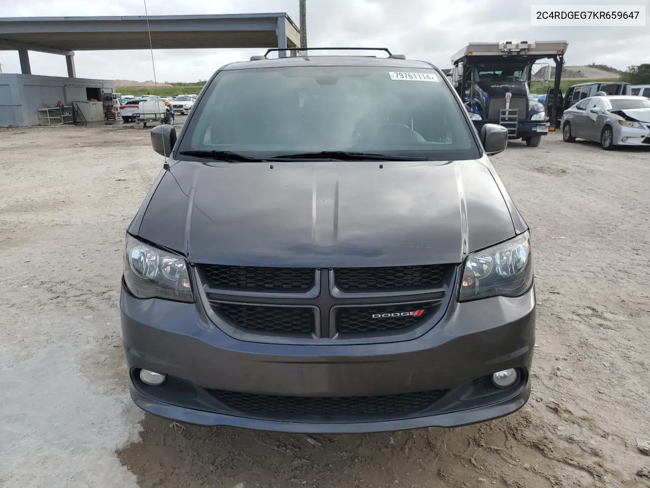 2019 Dodge Grand Caravan Gt VIN: 2C4RDGEG7KR659647 Lot: 79761114