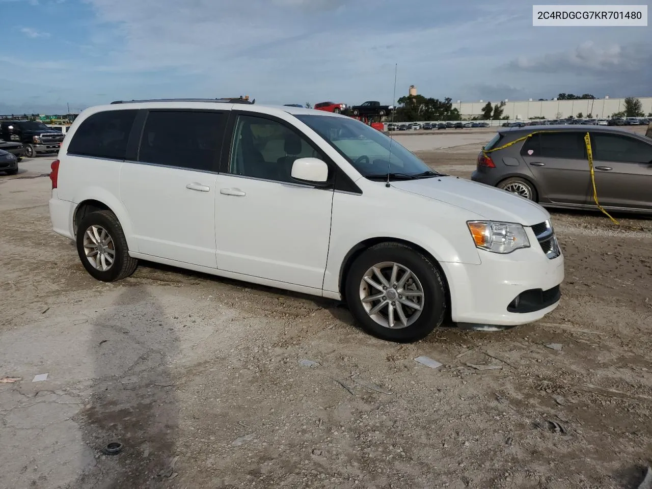 2019 Dodge Grand Caravan Sxt VIN: 2C4RDGCG7KR701480 Lot: 79762984