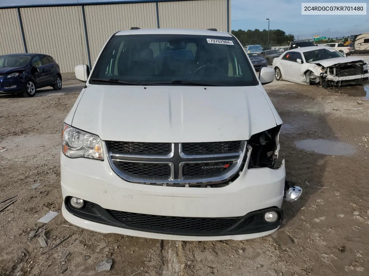 2019 Dodge Grand Caravan Sxt VIN: 2C4RDGCG7KR701480 Lot: 79762984