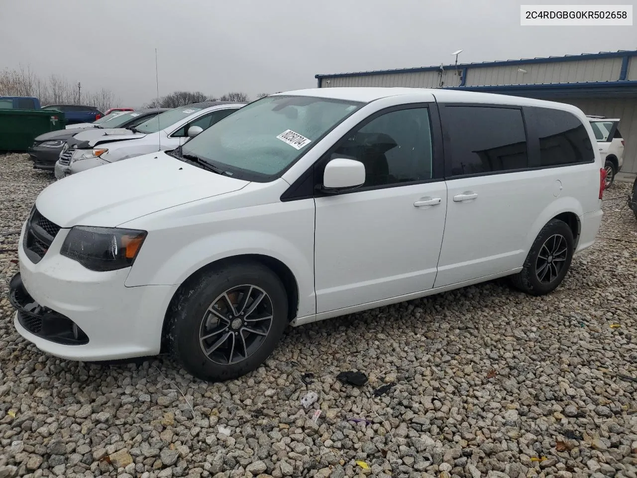 2019 Dodge Grand Caravan Se VIN: 2C4RDGBG0KR502658 Lot: 80250704