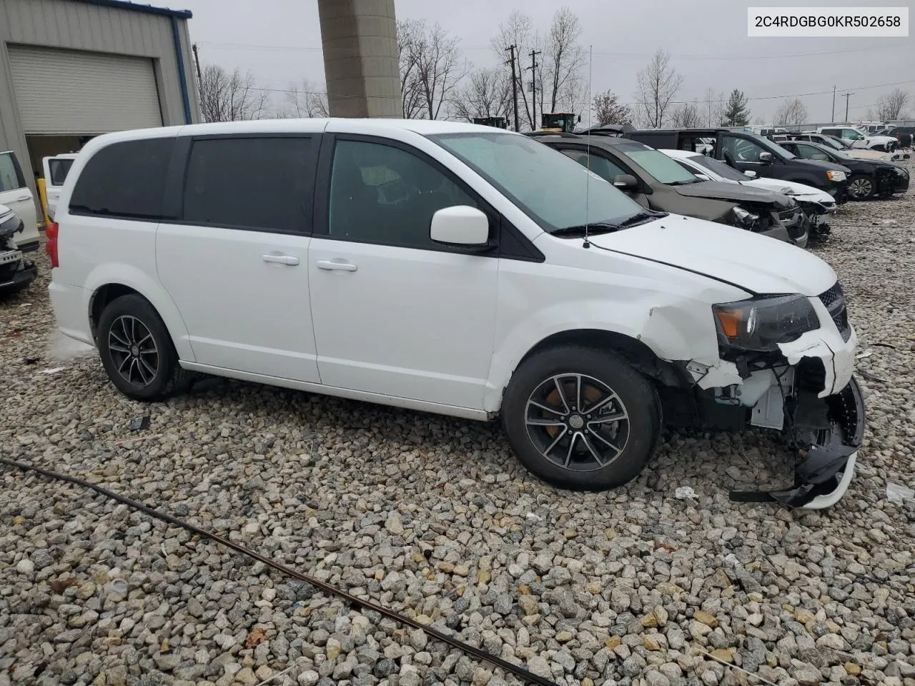 2019 Dodge Grand Caravan Se VIN: 2C4RDGBG0KR502658 Lot: 80250704