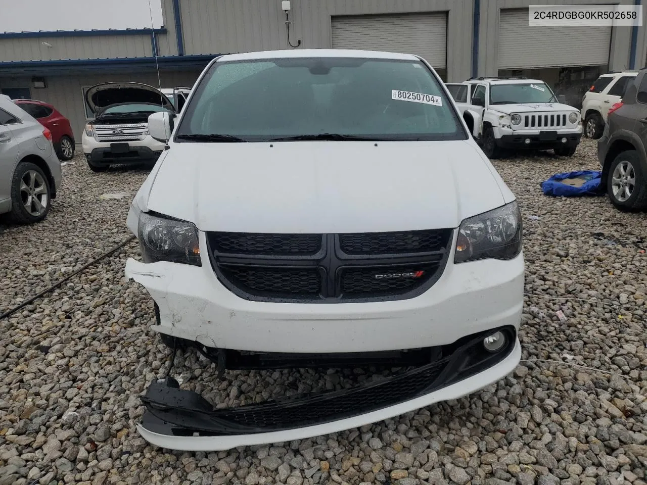 2019 Dodge Grand Caravan Se VIN: 2C4RDGBG0KR502658 Lot: 80250704