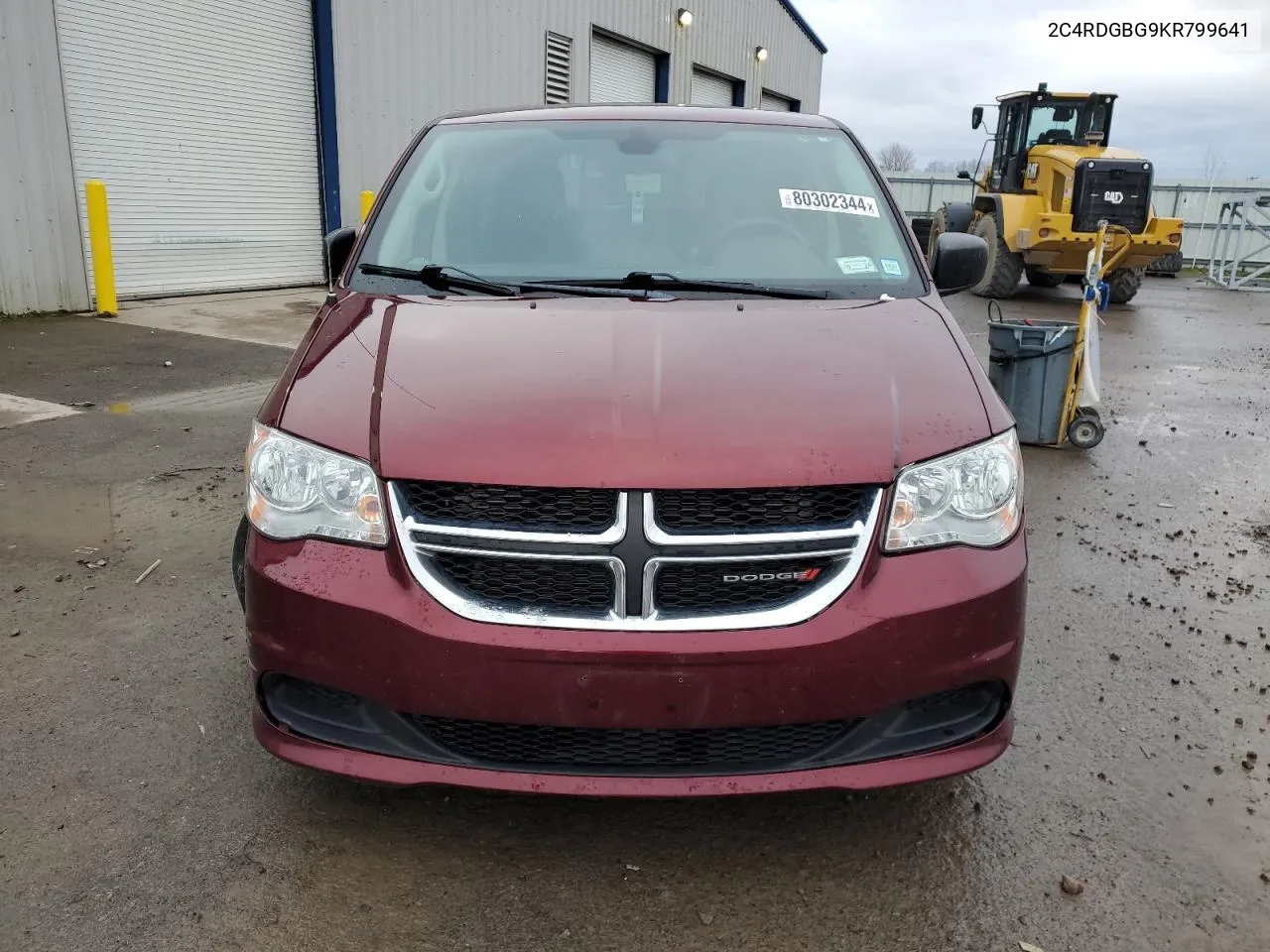 2019 Dodge Grand Caravan Se VIN: 2C4RDGBG9KR799641 Lot: 80302344