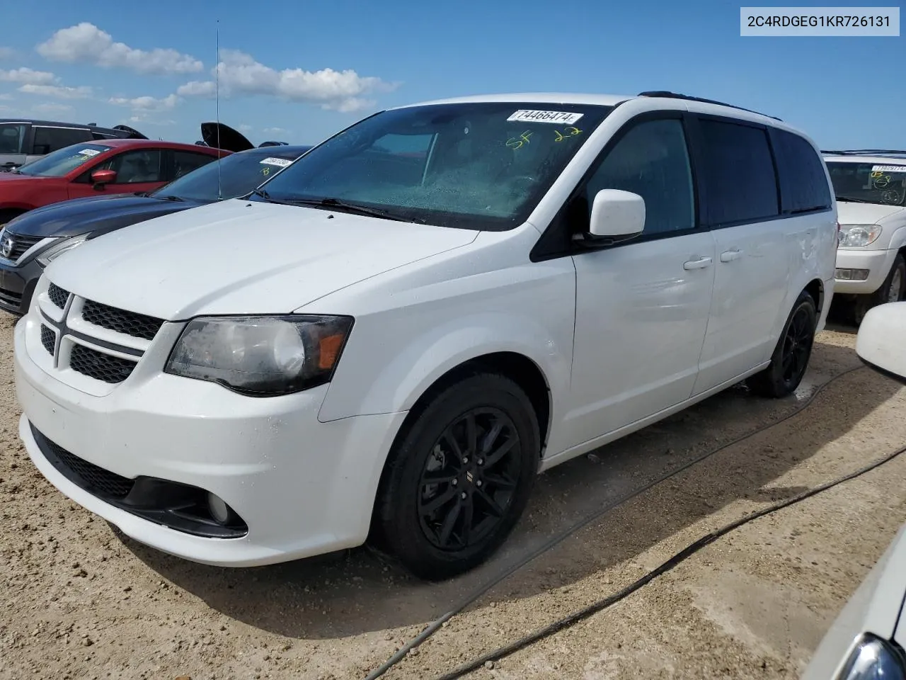 2019 Dodge Grand Caravan Gt VIN: 2C4RDGEG1KR726131 Lot: 80392624